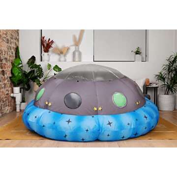 EkoForts Inflatable Kids Fort Tent – Colorful & Portable