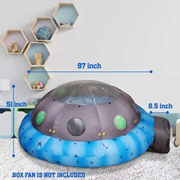 EkoForts Inflatable Kids Fort Tent – Colorful & Portable