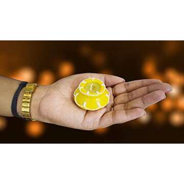 SATVIK 10 Pc Set Matki Clay Diya Diwali Wax Filled Dia for Puja Pooja Traditional Handmade Terracotta Earthen Vilakku Oil Lamp Diyas Natural Mitti Welcome Deepawali Decoration Indian Gift Items