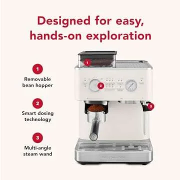 KitchenAid Espresso Machine with Burr Grinder - KES6551