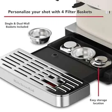 KitchenAid Espresso Machine with Burr Grinder - KES6551