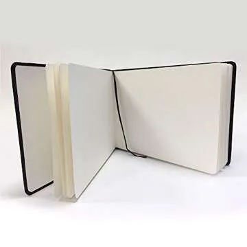 Watercolour Travel Journal - A4 Landscape - 200 GSM - 60 Pages - Acid Free - NOT (Medium Grain)