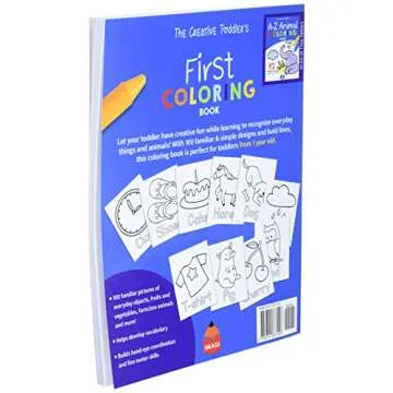 The Creative Toddler’s First Coloring Book for Ages 1-3