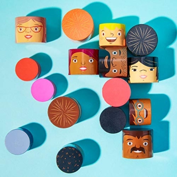 My Family Builders Magnetic Diversity Blocks for Kids