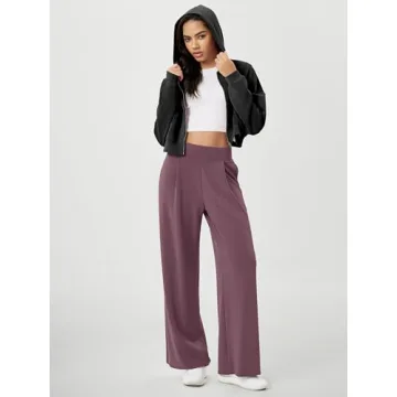 ODODOS Modal Soft Wide Leg Pants for Women Comfort Style