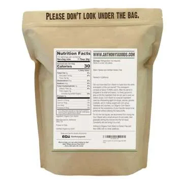 Anthony's Organic Corn Starch - Gluten-free, Vegan, Non-GMO, Versatile Thickener