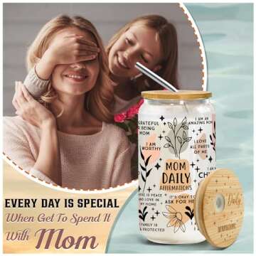 Cipustar Christmas Gift For Mom - Mom Daily Affirmations For Mothers Day From Daughter, Son - Birthd...