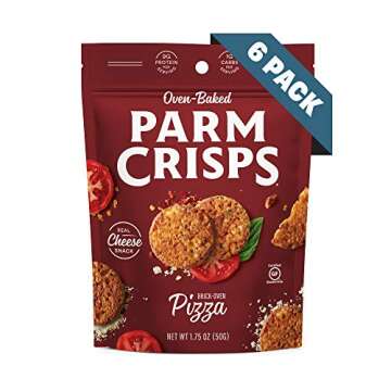  ParmCrisps - Pizza Cheese Parm Crisps | Healthy Keto Snacks