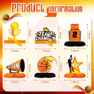 10 Basketball Birthday Decorations - Centerpieces & More
