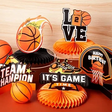 10 Basketball Birthday Decorations - Centerpieces & More