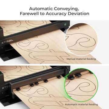 xTool S1 Automatic Conveyor Feeder for Engraving