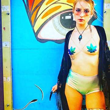 Bold Neva Nude Ariel Green Black Nipztix Pasties