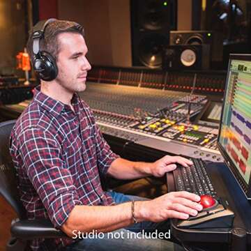 Kensington Expert Wireless Trackball Mouse with Ergonomic Design and Bluetooth Connectivity