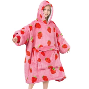 Narecte Kids Blanket Hoodie - Cozy Wearable Blanket for Kids