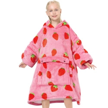 Narecte Kids Blanket Hoodie - Cozy Wearable Blanket for Kids