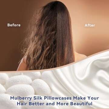 Luxurious 100% Mulberry Silk Pillowcase for Hair & Skin