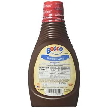 Bosco Syrup, Chocolate, 15 Ounce (Pack of 6)