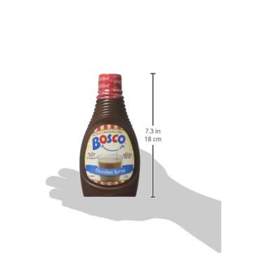 Bosco Syrup, Chocolate, 15 Ounce (Pack of 6)