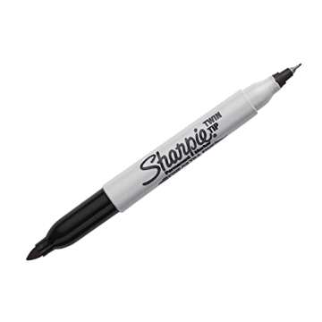 Sharpie Twin Tip Permanent Marke Fine Point Ultra Fine Point Black