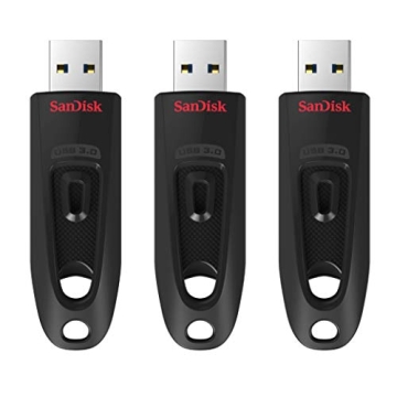 SanDisk 32GB Ultra USB 3.0 Flash Drive 3-Pack