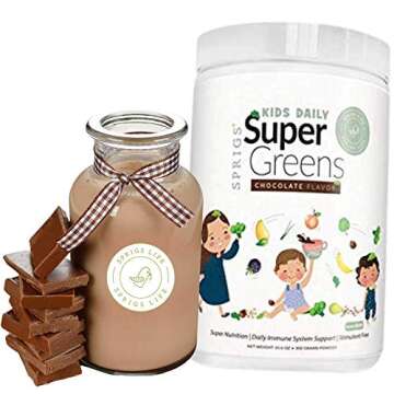Kids Daily Super Greens Chocolate - 48 Superfoods - 9.5oz