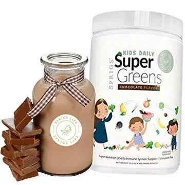 Kids Daily Super Greens Chocolate - 48 Superfoods - 9.5oz