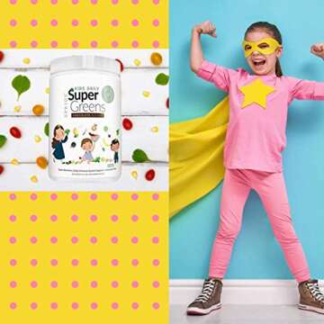 Kids Daily Super Greens Chocolate - 48 Superfoods - 9.5oz