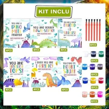 3D Dinosaur DIY Painting Kit for Creative Kids — 23 Pieces