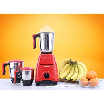 TABAKH Indian Mixer Grinder with 3 Jars and 650 Watts