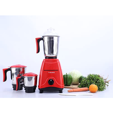 TABAKH Indian Mixer Grinder with 3 Jars and 650 Watts
