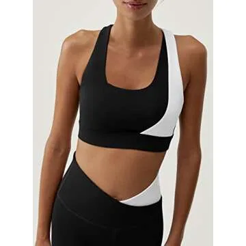 Herseas 2 Piece Black Workout Set for Women Activewear