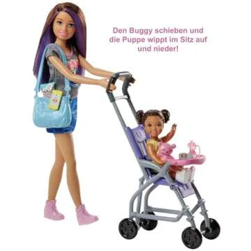 Barbie Skipper Babysitters Inc. Playset with Dolls and Stroller