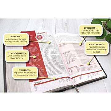 NIV, Life Application Study Bible, Third Edition, Large Print, Leathersoft, Gray/Pink, Red Letter