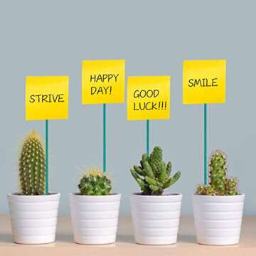 Qefuna 30Pcs 16 Inch Garden Stakes Green Bamboo Sticks Decorative Garden Wood Stakes for Plants, Wooden Plant Support Sticks, Small Stakes for Garden with Garden Ties and Nylon Plant Tie Strap