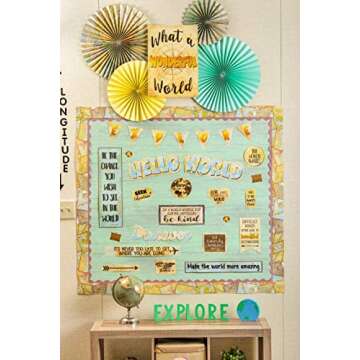 Teacher Created Resources Travel the Map Mini Bulletin Board TCR8624)