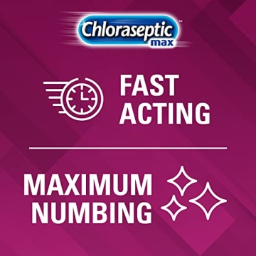 Chloraseptic Max Strength Sore Throat Lozenges Wild Berry