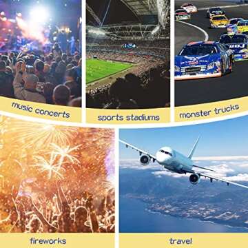 PROTEAR Kids Ear Protection,Autism Sensory Equipment, Cute Noise Cancelling Headphones For Toddlers & Kids & Teenagers, Ideal For Monster Jam,Air Show,Concerts, Events, NRR 25 dB,2024NEW