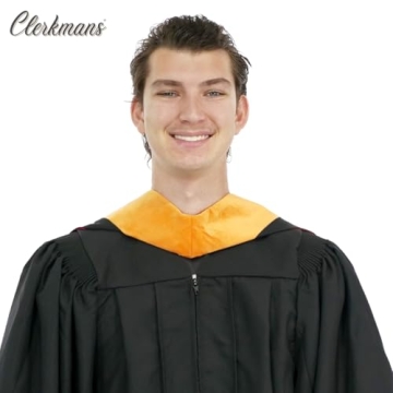 CLERKMANS Unisex Graduation Hood for Bachelors & Masters Degree -University Academic Hood
