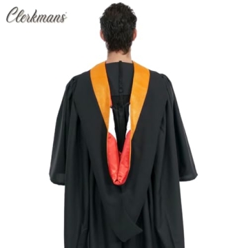 CLERKMANS Unisex Graduation Hood for All Degree Levels