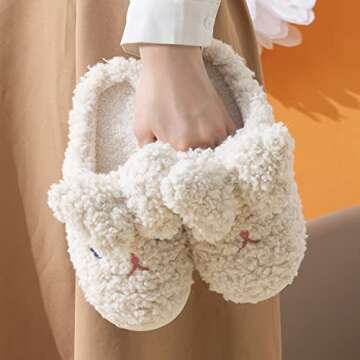 Jbciuds Cozy Animal Slippers for Women - Warm & Soft