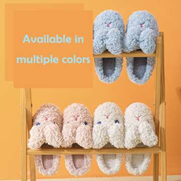 Jbciuds Cozy Animal Slippers for Women - Warm & Soft