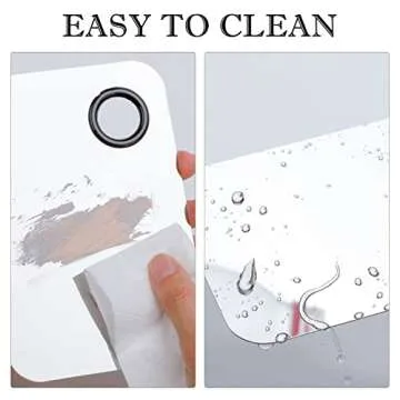 GCQQ Stainless Steel Makeup Palette for Beauty Professionals