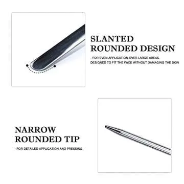 GCQQ Stainless Steel Makeup Palette for Beauty Professionals