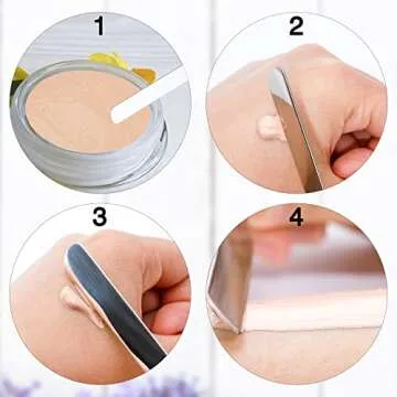 GCQQ Stainless Steel Makeup Palette for Beauty Professionals