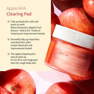Goodal Apple AHA Clearing Toner Pads for Sensitive Skin