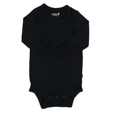 KYTE BABY Long Sleeve Bamboo Bodysuit for Newborns