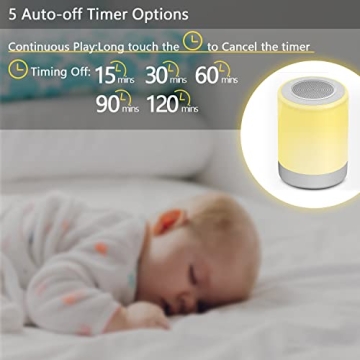 DAWANMIN Baby Sound Machine with Night Light