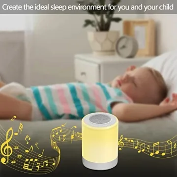 DAWANMIN Baby Sound Machine with Night Light