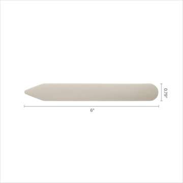Fiskars 157650-1001 Traditional Bone Folder, 6 Inch , White