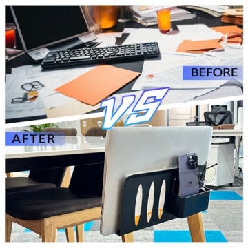 Xamoca Desk Side Storage Laptop Holder Solution